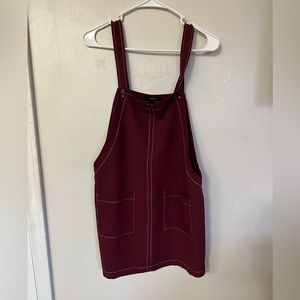 Burgundy dress